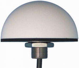 Low Profile Dome Antenna, 2 dBi antenna with 1 foot LL-195 pigtail, SMA-male, (2