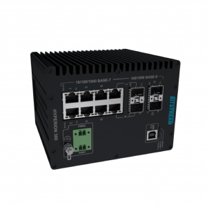 Hyperion-300 10-port managed industrial Ethernet switch